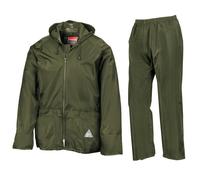 Result Weatherguard Combinaison de pluie pour homme - Vert - Small