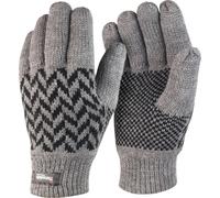 Result Winter Essentials - Hommes/Femmes Unie à motifs - Gants d'hiver, Thinsulate RW10420 (S-M) (Gris/Noir)