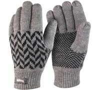 Result Winter Essentials - Hommes/Femmes unie à motifs - Gants, Thinsulate PC6308 (S-M) (Gris/Noir)