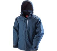 Result Work-Guard Denim Texture Rugged Jacket RW5168 (4XL) (Bleu marine) pour hommes