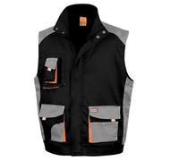 Result Work-Guard - Veste de travail sans manches - Homme (2 XL) (Noir/Gris/Orange)