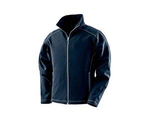 Result Work-Guard Veste softshell avec coutures piquées pour filles et femmes, bleu marine, S