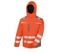 Result Workguard Safety S/Shell Manteau, Orange (Orange), Large Homme