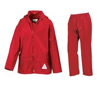 Résultat Combinaison re95j Heavyweight Veste/Pantalon Imperméable pour Enfant, Les Enfants, re95j, Enfant, RE95J, Rot, Large/Size 9/10