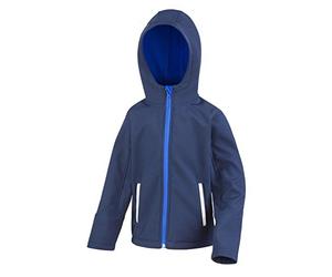 Résultat pour Enfant R224j KT Core TX Performance Veste Softshell à Capuche, Enfant, R224J, Bleu Marine/Bleu Roi, Large/Size 9/10