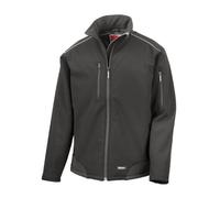 Résultat R124 a Ripstop Softshell Workwear Veste XL Noir/Noir
