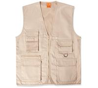 Result RE45A Gilet Safari Mixte, Camel, XXL