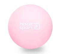 ResultSport Balle de massage lacrosse pour la récupération de la fasciite plantaire, massage des points de déclenchement (Lacrosse - Rosa, Lacrosse)