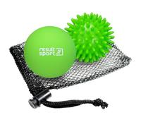 ResultSport Balle de massage lacrosse pour la récupération de la fasciite plantaire, massage des points de déclenchement