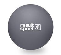 ResultSport Balle de massage lacrosse pour la récupération de la fasciite plantaire, massage des points de déclenchement (Lacrosse - Gris, Lacrosse)