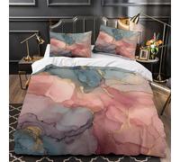 Résumé botanique Parure de Lit Microfibre Hypoallergique 3D Effet Confortable Design minimaliste Housse de Couette Super Douce Fermeture Éclair Léger for Garçons Adolescents Super king（260x220cm）