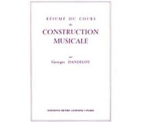 RESUME COURS CONSTRUCIONMUSICALE
