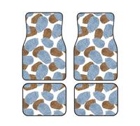 Résumé des Meilleures et Modernes Peaux de léopard, Ensemble de 4 Tapis de Sol pour Voiture, Tapis de Sol en néoprène antidérapants pour véhicule, Accessoires Auto