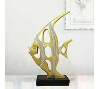 Résumé Fortune Fish Wealth Fish Lucky Fish Sculptures Statues Figurines Antiques Collectables Artisanat Ornement DÉCOR INDÉRIE