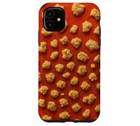 Résumé Motif Jaune Orange avec des Illustrations de Points Coque pour iPhone 11