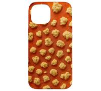 Résumé Motif Jaune Orange avec des Illustrations de Points Coque pour iPhone 15