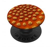 Résumé Motif Jaune Orange avec des Illustrations de Points PopSockets PopGrip Adhésif