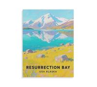 Resurrection Bay Alaska，Puzzle Jigsaw 1000 Pièces, Puzzle en Papier Adulte Jouets Anime Puzzles Difficiles, Puzzle Intéressant Jouets（50x70cm）-HL85