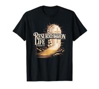 Resurrection Life Romans 6:4 Vide Tomb Cross New Life Faith T-Shirt