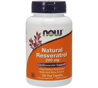 Resvératrol naturel avec extrait de vin rouge, 200mg - 120 vcaps
