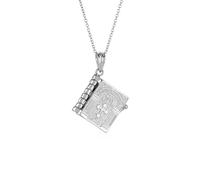 Resweky Hip-Hop Collier Colonne Vintage Colonne Bible Bijoux féminins, free size, Métal, Sans objet