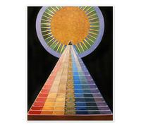 Retable Poster de Hilma af Klint 13 x 18 cm Noir Tableaux Décoration murale