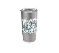 Rétablissement de la dépendance à l'alcool, sobriété (AA NA Anniversary) Gobelet isotherme en acier inoxydable double paroi