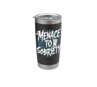 Rétablissement de la dépendance à l'alcool, sobriété (AA NA Anniversary) Gobelet isotherme en acier inoxydable double paroi