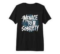 Rétablissement de la dépendance à l'alcool, sobriété (AA NA Anniversary) T-Shirt Haut de Gamme
