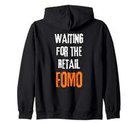 Retail FOMO Bitcoin Crypto Design Orange Sweat à Capuche