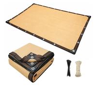 Retangolare 5 x 5,5 m, 90 % Traspirante e imperméable, da Sole Esterno con Occhielli, Ideale per Terrazza e Giardino, Protezione UV