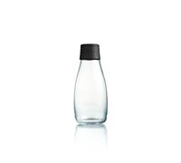 Retap ApS Bouteille d'eau en Verre Borosilicate Noir 0,3 l