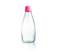 Retap ApS Grande Bouteille d'eau en Verre Borosilicate 0,8 Litre, Rose, 0.8 / Large