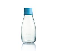 Retap ApS Petite Bouteille d'eau en Verre Borosilicate Bleu Clair 0,3 l