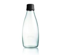 Retap Bouteille en verre Retap 0.8 L noir