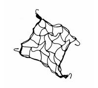 Rete Élastique Porte-Objets Noire