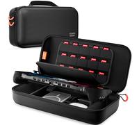 Retear Coque Switch 2 pour Nintendo Switch 2 (2025), compatible avec SUPCASE/Mumba Grip Case, sac de voyage portable à protection complète, peut contenir une batterie externe, 15 cartes de jeu