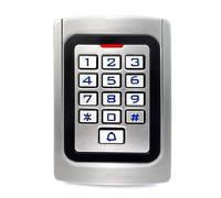 Retekess T-AC04 Digicode Clavier à Code Métal IP68,125KHz RFID Étanche Rétro-Éclairé 26 Anti-Effraction, pour Boutique Appartement