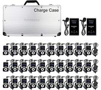 Retekess T130-T131 Audio Tour Guide System, audio guide touristique, 12H en Veille, avec 32 Emplacements Boîtier de Chargement, pour Voyage, Visites d'Usine, City Walking, Traductions D'églises