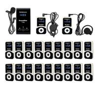 Retekess T130-T131 Système Audio pour Guide Touristique, 99 Canaux, 12H en Veille, pour Visites D'usines, Traductions D'églises