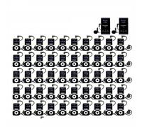Retekess T130-T131 Système de casque sans fil pour guide touristique, système de guide touristique, kits pour la visite, système d'interprétation audio, 99 canaux, 60 m interprète d'église