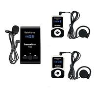 Retekess T130-T131 Système de Guide Touristique, 99 Canaux, Simple & Basique, Système de Guide Audio Murmuré sans Fil 60M pour Guide Touristique, Usine, Collège, Conférence