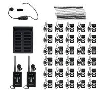 Retekess T130Pro Audio Whisper Tour Guide System,Bluetooth Loudspeaker,Réduction Bruit Graduée,160M,Chargement Type-c(30