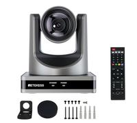 Retekess TC202 PTZ Camera, 1080P Caméra de Vidéoconférence, Suivi Automatique AI, Optique 12x, HDMI Net POE USB 3.0 LAN, Diffusion en Direct pour Église, Réunion, Éducation
