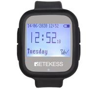 Retekess TD106 Système de Pager sans Fil Récepteur de Montre 433Mhz pour Personnes Âgées Infirmier Hôpital Restaurant