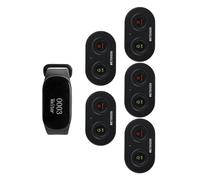 Retekess TD112-TD036 Téléavertisseur de Restaurant, Système d'Appel sans Fil, Batterie Intégrée de 180 mAh, Annulation d'Appel à 2 Choix, 7 Langues, pour Restaurant