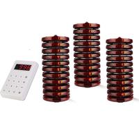 Retekess TD158 Système d'appel, 30 Restaurant Pager System, Outdoor 500M, affichage à tube LED, 4 modes d'appel, Gastro Pager pour Food Truck, Hôtel, Bar
