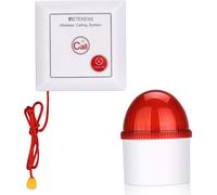Retekess TH103 Système d'alarme d'urgence domestique, bouton étanche avec câble SOS, bouton d'appel d'urgence pour personnes âgées