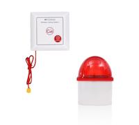 Retekess TH103P d'appel d'urgence pour Senior Système,d'Appel IP54 Étanche Bouton, Distance de Travail de 200 m,d'Appel avec SOS Corde à Tirer pour Patient Âgé, Maison Personnelle