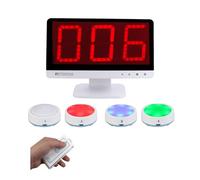 Retekess TM101 Buzzer System, Buzzer avec Son et Lumière（1-4）